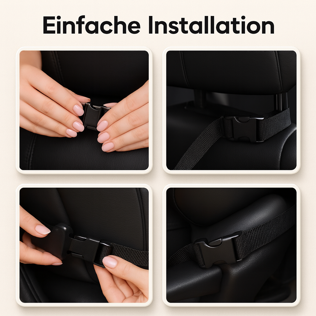 Auto Rücksitz Organizer – Viel Stauraum, Tablet-Fach & Schutz für Vordersitze
