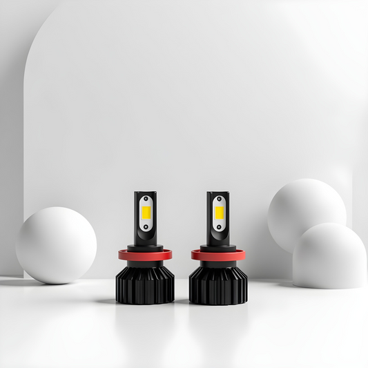 H7 LED Auto Scheinwerfer – 90W 18000LM, 6500K Weiß, Mini Design